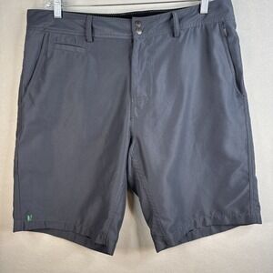 Linksoul Golf Shorts Mens 38 Dark Gray 11" Inseam Performance Casual Stretch